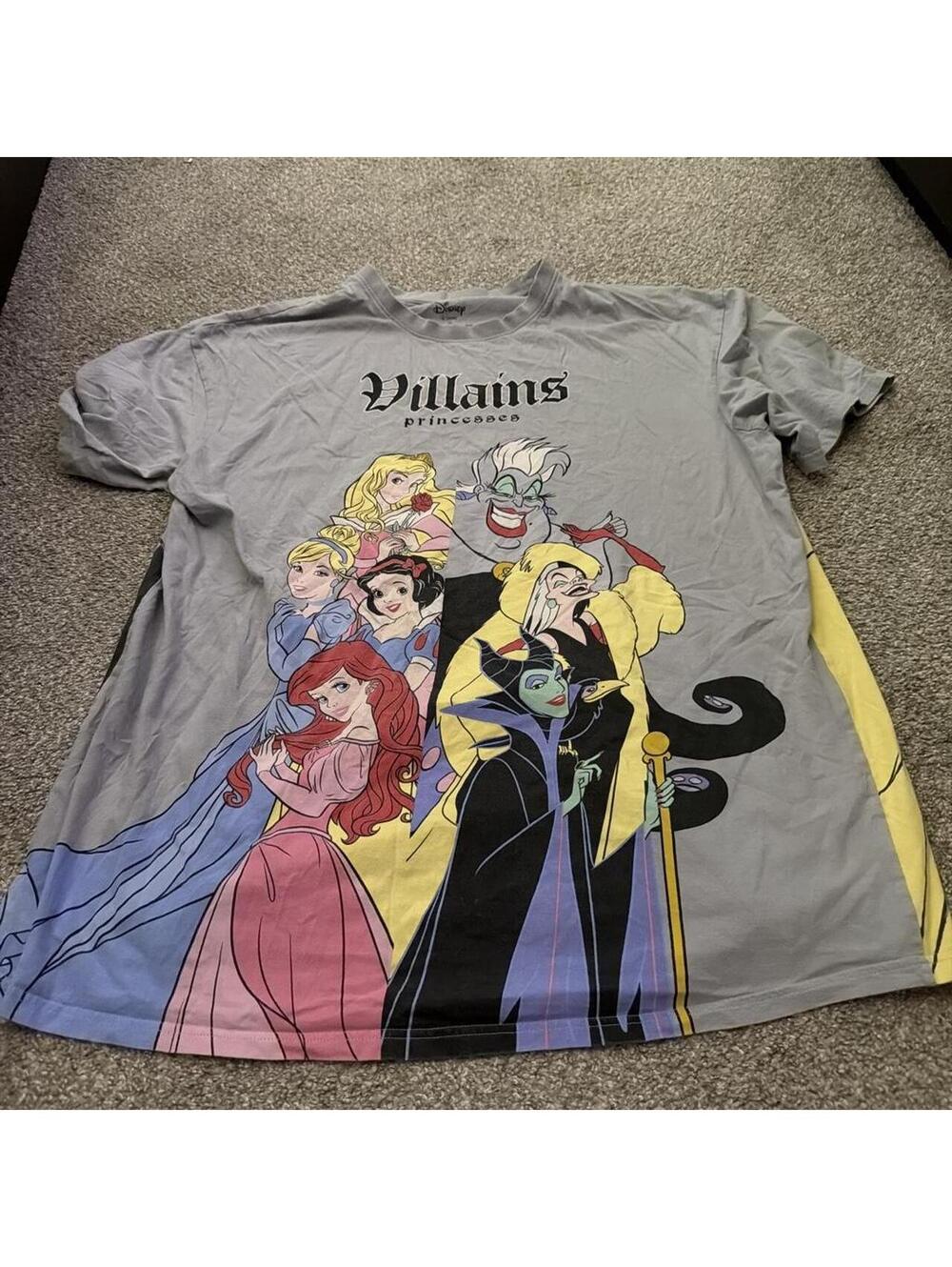Disney Men's Multi and Grey Tshirt
